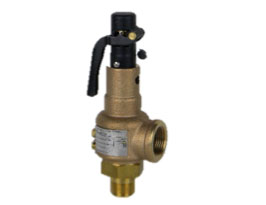 Safety Valve, ¾” x 1” set at 40 psi