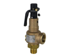 Safety Valve, 1” x 1 ¼ ”, Brass, 45 psi